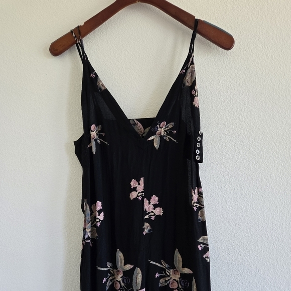 Free People Dream Big Floral Print Jumpsuit Size XS EUC - Picture 5 of 16